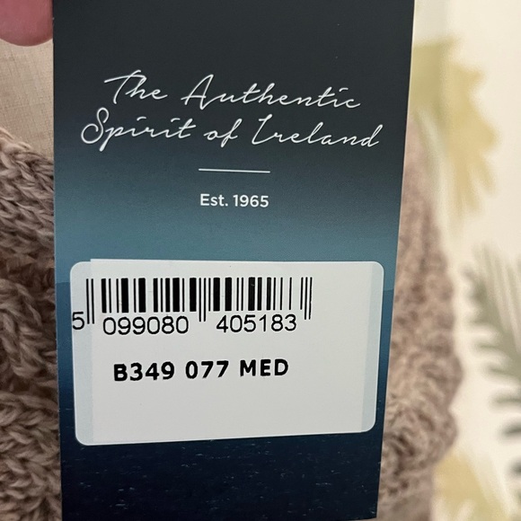 NWT, Aran,Ireland, Mirano Cable
Crossover Wrap w/Buttons Cable Knit Sweater - Picture 8 of 11